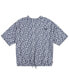 ფოტო #1 პროდუქტის Big Girls Waffle Knit Short Sleeve Top