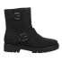 Фото #1 товара TOMS Ionie Nubuck Leather Motorcycle Womens Black Casual Boots 10021700T-001