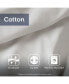 Фото #10 товара Malia Embroidered Cotton 4-Pc. Duvet Cover Set, Full/Queen