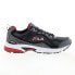 Fila Windshift 15 1HR18055-052 Mens Gray Leather Athletic Running Shoes