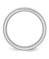 ფოტო #2 პროდუქტის Cobalt Sterling Silver Inlay Satin Wedding Band Ring