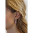 Фото #3 товара Silver earrings with natural Amethyst JST14710AME