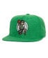 ფოტო #1 პროდუქტის Men's Kelly Green Boston Celtics Sweet Suede Snapback Hat