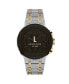 ფოტო #5 პროდუქტის Men's Diamond (1/5 ct. t.w.) Watch in 18k Gold-Plated Two-tone Stainless-steel Watch 48mm