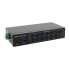 Фото #1 товара Exsys EX-11227HMVS, USB 3.2 Gen 1 (3.1 Gen 1) Type-B, USB 3.2 Gen 1 (3.1 Gen 1) Type-C, 5000 Mbit/s, Black, Metal, 1 m