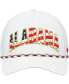 Фото #3 товара Men's '47 White Alabama Crimson Tide Stars and Stripes Flag Flutter Hitch Snapback Hat