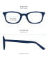 VE3303 Men's Rectangle Eyeglasses