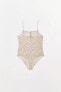 POINTELLE BODYSUIT WITH LACE TRIMS