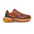 Фото #1 товара Puma Velophasis Layers X Pleasures Lace Up Mens Black, Orange Sneakers Casual S