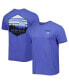 Фото #1 товара Men's Blue Memphis Tigers Landscape Shield T-shirt