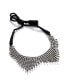 SOHI women's Silver Metallic Wave Necklace Серебристый - фото #1