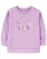 Фото #1 товара Toddler Heart Fleece Sweatshirt 5T