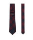 ფოტო #3 პროდუქტის Men's Kincade Red Blackwatch Plaid Silk Necktie