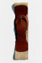 Фото #5 товара Комбинированный кожаный ремень ZARA