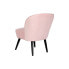 Armchair DKD Home Decor Black Light Pink Wood 60 x 70 x 78 cm