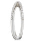 ფოტო #6 პროდუქტის Diamond Crossover Ring in 10k White or Yellow Gold (1/4 ct. t.w.), Created for Macy's