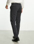 Фото #4 товара Jack & Jones Intelligence slim fit woven smart trouser in dark grey