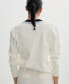 ფოტო #8 პროდუქტის Women's Striped Detail Sweater