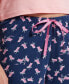 ფოტო #3 პროდუქტის Women's Sleepwell Printed Knit Capri Pajama Pant Made with Temperature Regulating Technology
