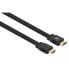 Фото #4 товара Manhattan HDMI Cable with Ethernet (Flat) - 4K@60Hz (Premium High Speed) - 15m - Male to Male - Black - Ultra HD 4k x 2k - Fully Shielded - Gold Plated Contacts - Lifetime Warranty - Polybag - 15 m - HDMI Type A (Standard) - HDMI Type A (Standard) - 3D - Audio Retu