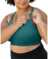 Фото #2 товара Plus Size Busty Sublime Hands-Free Pumping & Nursing Sports Bra s - Fits s 42E-46I