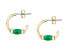 Decent gold-plated hoop earrings Colori SAXQ09