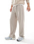 Фото #1 товара ASOS DESIGN super baggy trousers in rib in grey