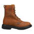 Justin Original Workboots Livestock 8 Inch Electrical Work Mens Brown Work Safe