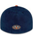 ფოტო #5 პროდუქტის Men's Navy, Orange Auburn Tigers Basic Low Profile 59Fifty Fitted Hat