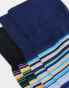 Paul Smith 2 pack socks in stripe with logo