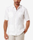 Фото #1 товара Short-Sleeve Embroidered Guayabera Shirt