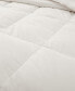 All Season White Goose Feather and Fiber Comforter, Twin