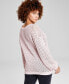 Women's Pointelle-Knit Long-Sleeve Sweater, Created for Macy's