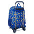 School Rucksack with Wheels Sonic Prime Blue 33 x 42 x 14 cm