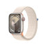 Фото #2 товара Часы Apple Watch 9 Cell 41mm Alu Polarstern Sport