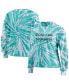 ფოტო #2 პროდუქტის Women's Light Blue Seattle Kraken Tie-Dye Long Sleeve T-shirt