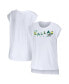 Фото #1 товара Women's White Dallas Stars Greetings From Muscle T-shirt