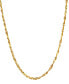 Фото #1 товара Macy's polished Twist Link 18" Chain Necklace in 14k Gold