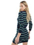 ASOS DESIGN knitted cardigan in navy stripe co-ord