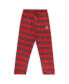 ფოტო #4 პროდუქტის Men's Scarlet, Black Ohio State Buckeyes Big and Tall 2-Pack T-shirt and Flannel Pants Set