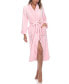 ფოტო #2 პროდუქტის Plus Size Cozy Loungewear Belted Robe