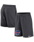 Men's Anthracite Buffalo Bills Stretch Performance Shorts