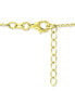ფოტო #4 პროდუქტის Large Link Ankle Bracelet in 18k Gold-Plated Sterling Silver & Sterling Silver, Created for Macy's