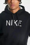 Фото #3 товара Толстовка мужская Nike Sportswear Hoodie Hbr стандартного кроя черного цвета