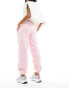 The Couture Club teddy fleece joggers in pink