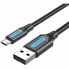 Фото #1 товара USB-кабель Vention COLBI Чёрный 3 m