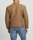 ფოტო #2 პროდუქტის Men's Stretch Faux Leather Jacket