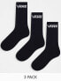 Фото #1 товара Vans Classic 3-pack Socks in Black