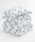 Фото #6 товара Tranquil Sleep Patterned Duvet Cover Set by The Home Collection, King/Cal King