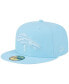 Фото #1 товара Men's Light Blue Denver Broncos Color Pack Brights 59FIFTY Fitted Hat